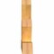 Ekena Millwork Saratoga Rough Sawn Timber Gable Bracket, Western Red Cedar, 60"W x 32"H x 6"D x 6"F, 13/12 Pitch GBW060X32X0606SAR00RWR - alternate 2